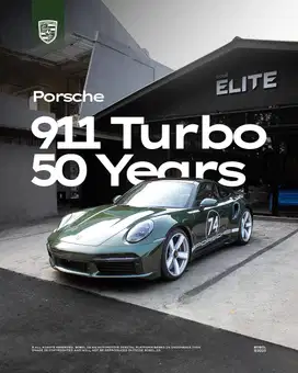 2025 Porsche 911 Turbo 50th Anniversary 1/1974 Oak Green Metallic