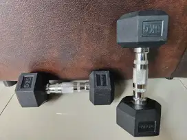 Dumbbell Karet Haxagonal Kinetic