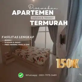 Sewa apartemen Tangerang Akasa Pure Living BSD Harian Transit Termurah