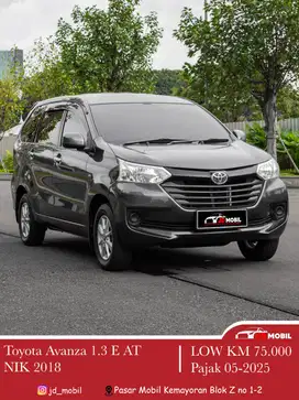 Toyota Avanza 1.3 E Matic AT 2018/2019 Abu Abu xenia
