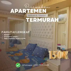 Sewa apartemen Tangerang Treepark Bsd Serpong Harian Transit Termurah