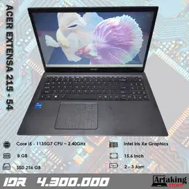 Acer Extensa 215 - 54 - Core i5 - Gen 11 th - Ram 8 GB - SSD 256