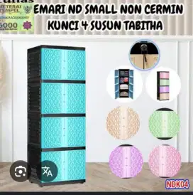 Lemari plastik 4 susun