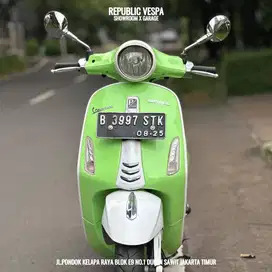 Piaggio Vespa Primavera 150 Th 2015 WARNA HIJAU PERFECT CONDITION  Spe