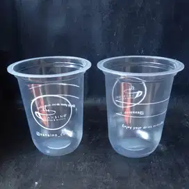 Sablon gelas cup plastik paper cup dan bowl