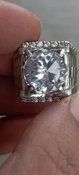 Batu cincin mewah ring perak