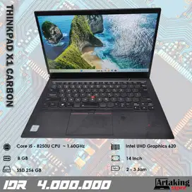 Lenovo Thinkpad X1 Carbon - Core i5 - Gen 8 th - Ram 8 GB - SSD 256 GB