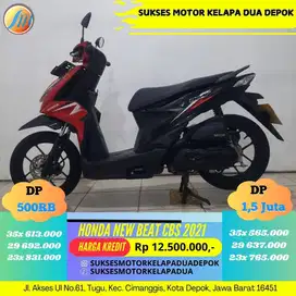 HONDA NEW BEAT CBS 2021 CASH/KREDIT KTP DAERAH BISA KREDIT