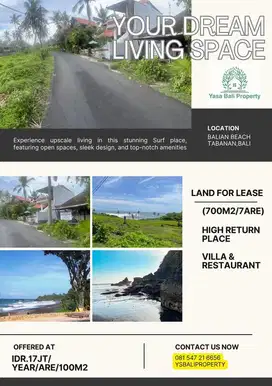 Tanah depan Pantai di Balian