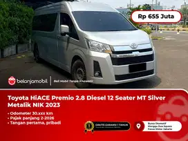 [ PAJAK PANJANG ] Toyota HiACE Premio 2.8 Diesel 12 Seater MT Manual