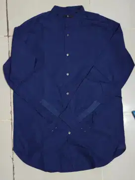 Kemeja Shanghai kerah tegak +J