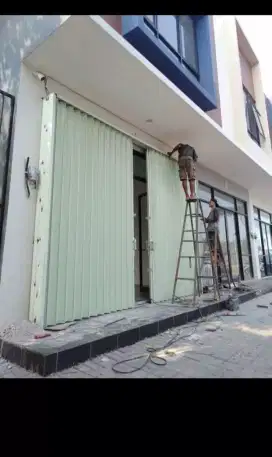 Rolling door murah folding gate baru