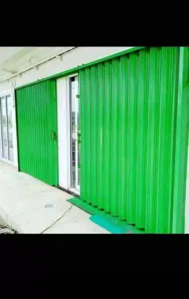Rolling door gulung folding gate galvanis