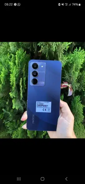 Realme c75x  warna midnight blue