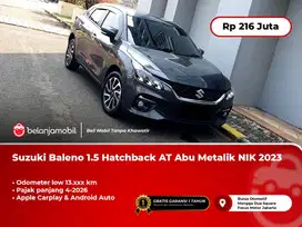 [ LOW KM ] Suzuki Baleno 1.5 Hatchback HB AT Abu Metalik 2023/2024