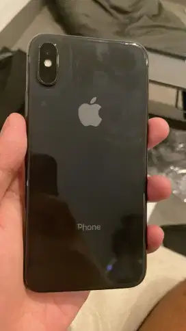 Iphone x 64gb fullset all operator minus  FC id sama TT of
