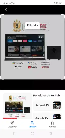 TV 50 inci Polytron android tv