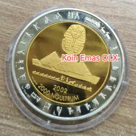 Koin Emas Perak KOLEKSI Bhutan seri Firaun