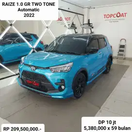 RAIZE 1.0 GR TURBO TWO TONE AUTOMATIC 2022 KONDISI ISTIMEWA
