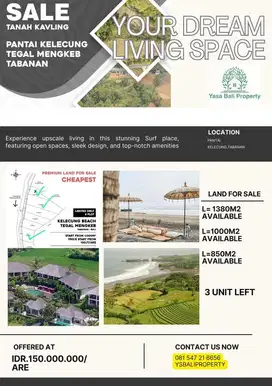 Tanah Kavling Di Jual/ Land For Sale