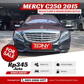 Mercy C250 W205 Sunroof 2015 Hitam