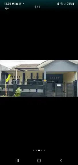 Disewakan rumah full perabot