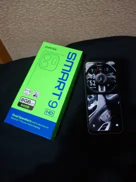 di jual cepat Infinix smart 9 HD warna Titanium
