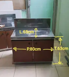 meja kompor royal stainless steel