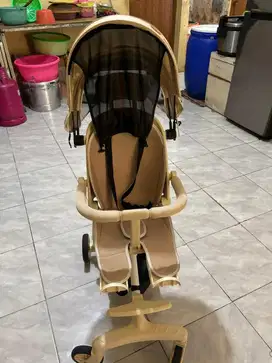 Stroller bayi dorongan bayi kitty mom