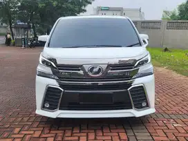 [HARGA TERBAIK!!] TOYOTA VELLFIRE 2.5 ZG 2015!! WHITE ON BLACK!