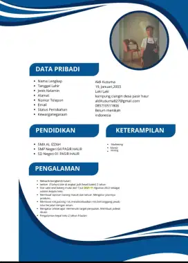Nyari kerja jadi baker