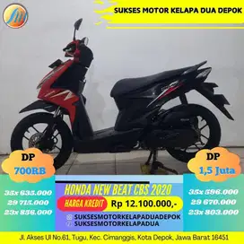 HONDA NEW BEAT CBS 2020 CASH/KREDIT SIAP ANTAR JABODETABEK