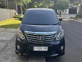 TOYOTA ALPHARD S AUDIOLESSS AT 2014 HITAM LENGKAP