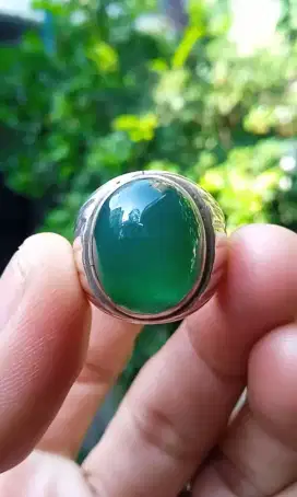 HEJO GARUT NATURAL JADUL RING PERAK HANDMADE