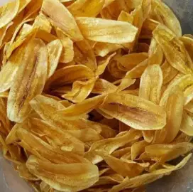Kripik pisang iris