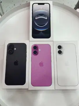 IPHONE  16 128 BLACK , WHITE , PINK