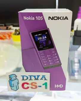 Nokia 105 2024 feature phone Dual Sim MP3 Player dan Radio Resmi
