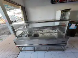 Etalase pemanas makanan