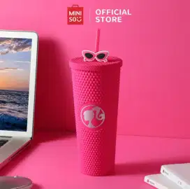 Thumbler barbie x Miniso with straw 700ml