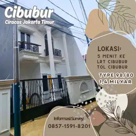 Dijual Rumah Siap Huni Classic & Modern Cibubur Ciracas  Jakarta Timur