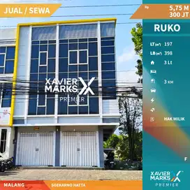 Dijual/Disewakan Ruko Cocok Untuk Usaha di Soekarno Hatta Malang