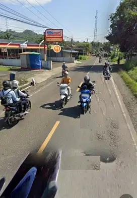 Tanah Komersil Murah Strategis Jl Raya Pelabuhan Ratu Sukabumi