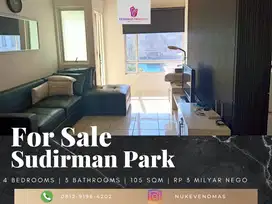 Dijual Apartement Sudirman Park 3BR Plus 1 Full Furnished Low Floor