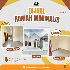 RUMAH SCANDINAVIAN DI KARTASURA DEKAT KOTA SOLO DAN PASAR