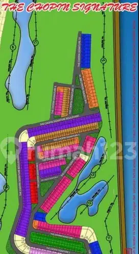 Rumah Cluster The Chopin Signature Uk 8x25 Posisi Badan