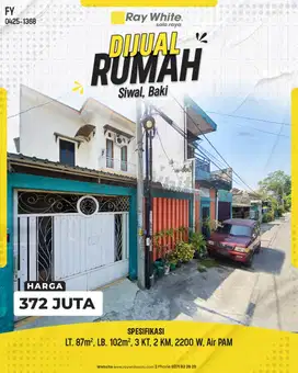 Dijual Rumah Siap Huni di Siwal, Baki