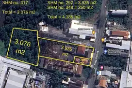 Dijual Tanah dan Bangunan di Raya Domas Menganti Gresik Strategis