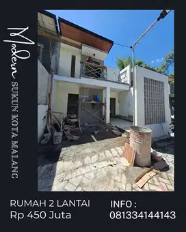 Rumah 2 Lantai Modern di Sukun Harga Promo