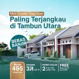 RUMAH SIAP HUNI BEKASI TAMBUN UTARA