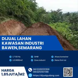 Dijual aset terbaik lokasi Bawen semarang luas 50Ha BU!